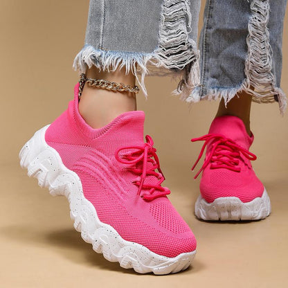 Robin | Orthopedic Slip-On Walking Shoes - Barbie Pink White