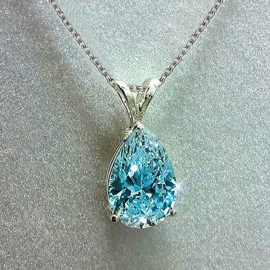 Azure Drop Necklace