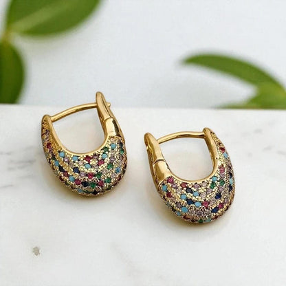 Colorful Crystal Earrings