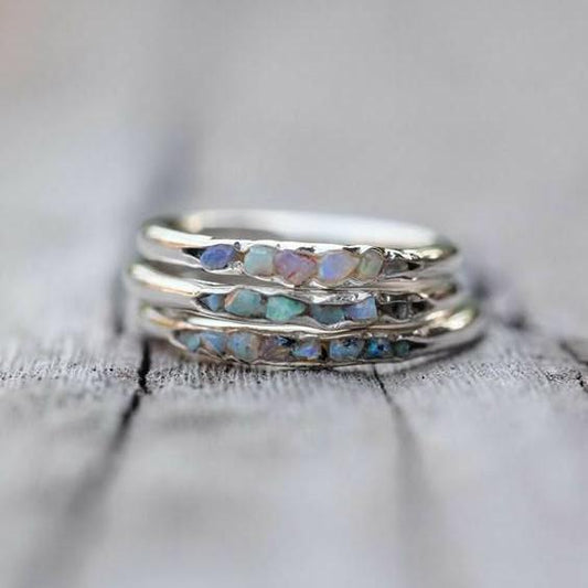 Blue Layers Ring