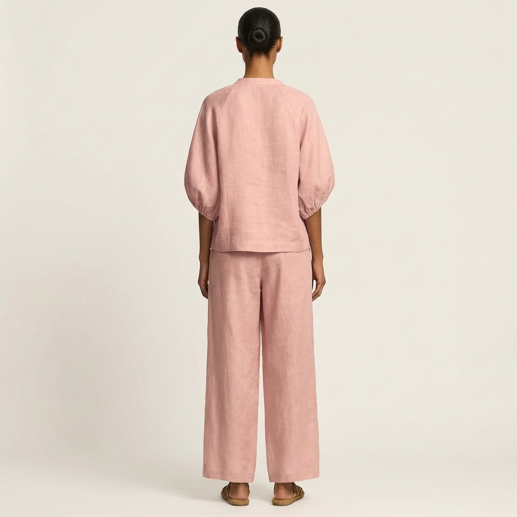 Marlowe | Zip-Front Puff Sleeve Set
