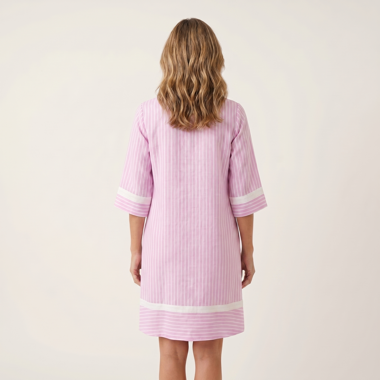 Sanina | Striped Cotton Shift Dress