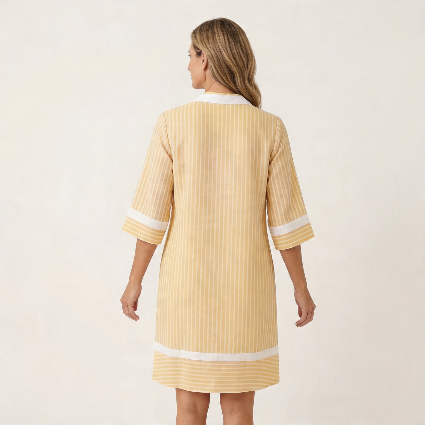 Sanina | Striped Cotton Shift Dress