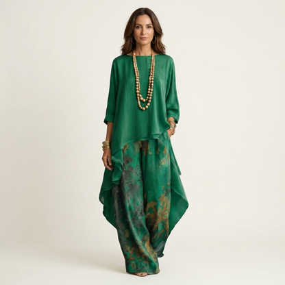 Cariola | Cotton-Silk Two-Piece Set