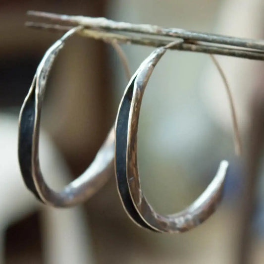 Retro Bold Hoop Earrings