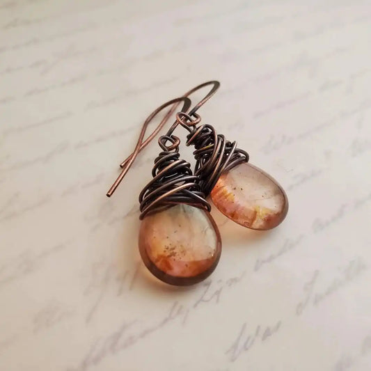 Vintage Firefly Earrings
