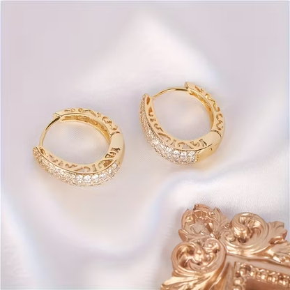Luxe Pavé Hoops
