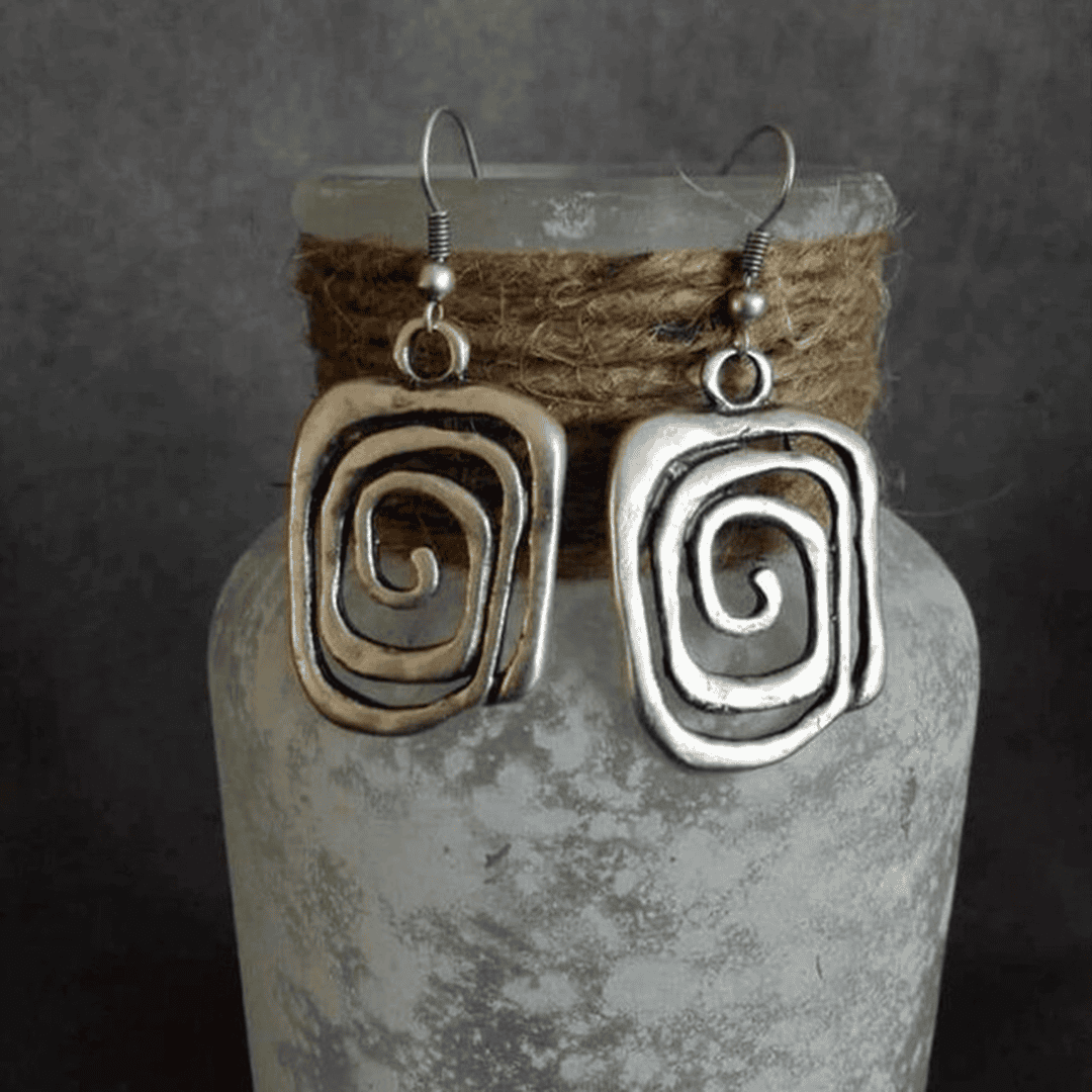 Vintage Spiral Earrings