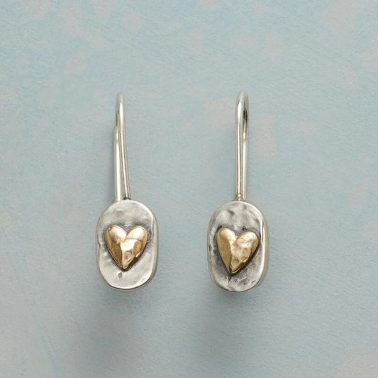 Linked Heart Earrings