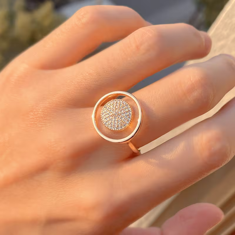 Oval Spark Ring