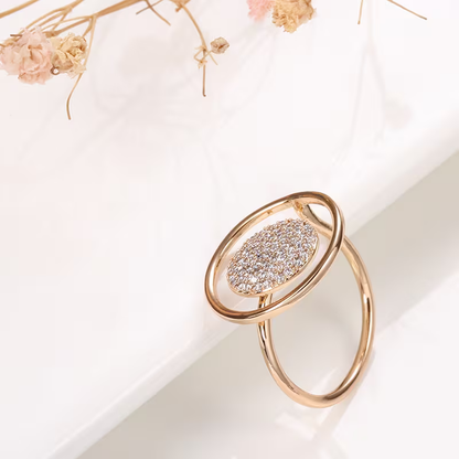 Oval Spark Ring