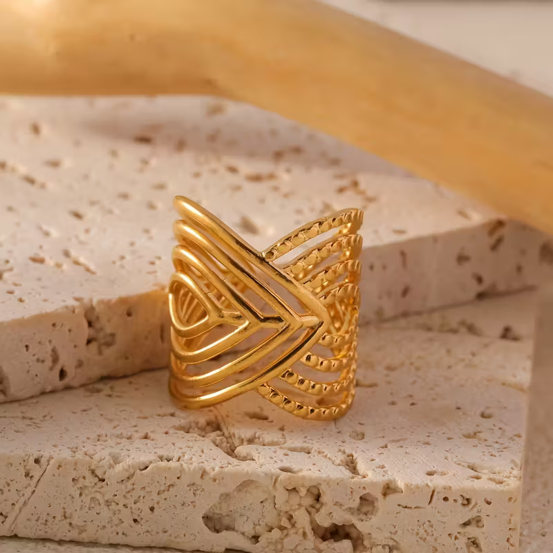 Golden Arc Ring
