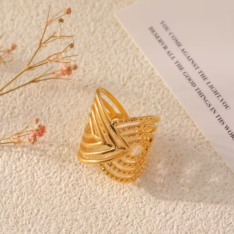 Golden Arc Ring