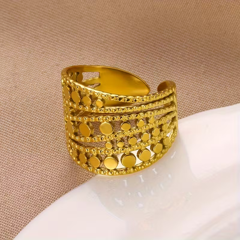 Mosaic Adjustable Ring