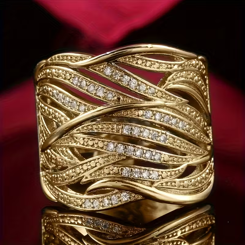 Radiant Wave Ring