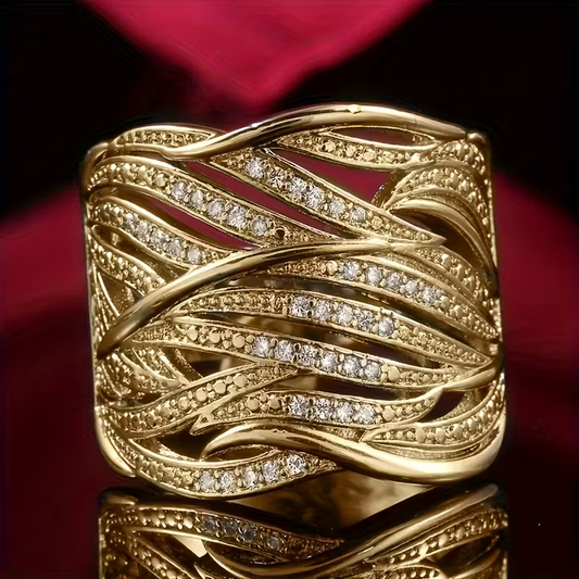 Radiant Wave Ring