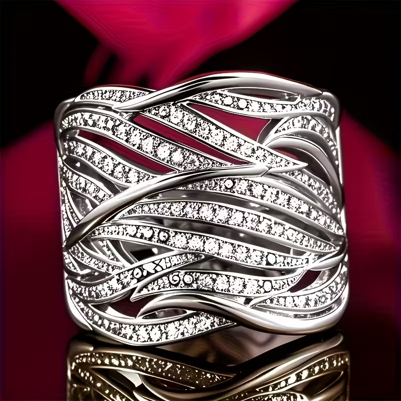 Radiant Wave Ring