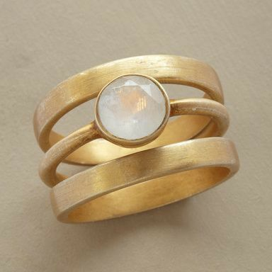 Moonlit Veil Ring
