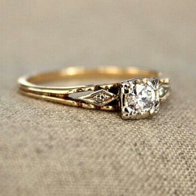 Vintage Fine Gold Ring