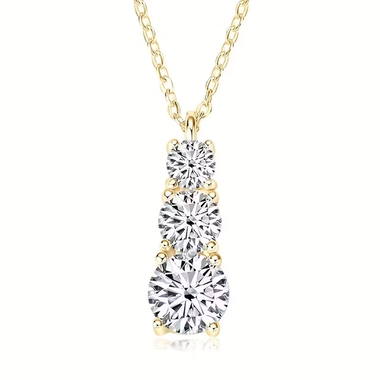 Golden Trio Necklace
