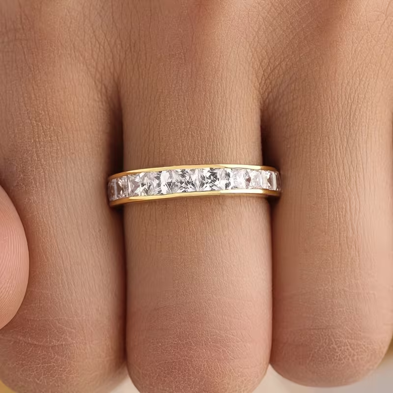 Golden Eternity Ring