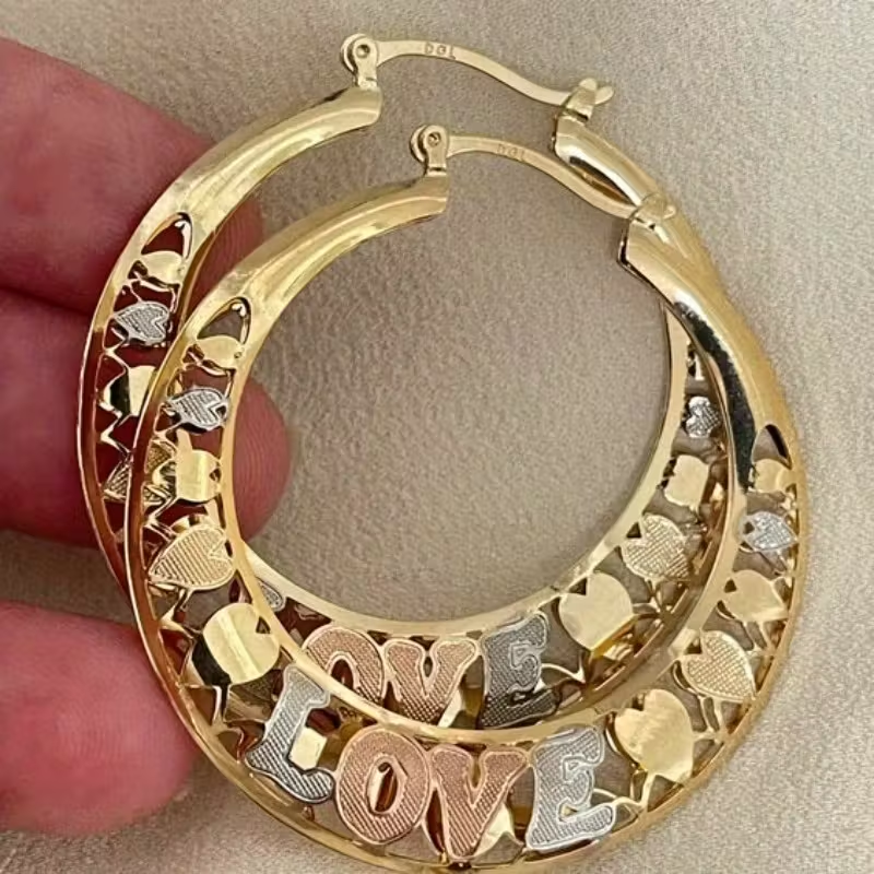 Golden Boho Hoops