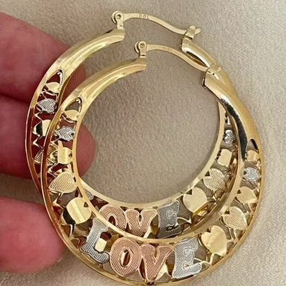 Golden Boho Hoops