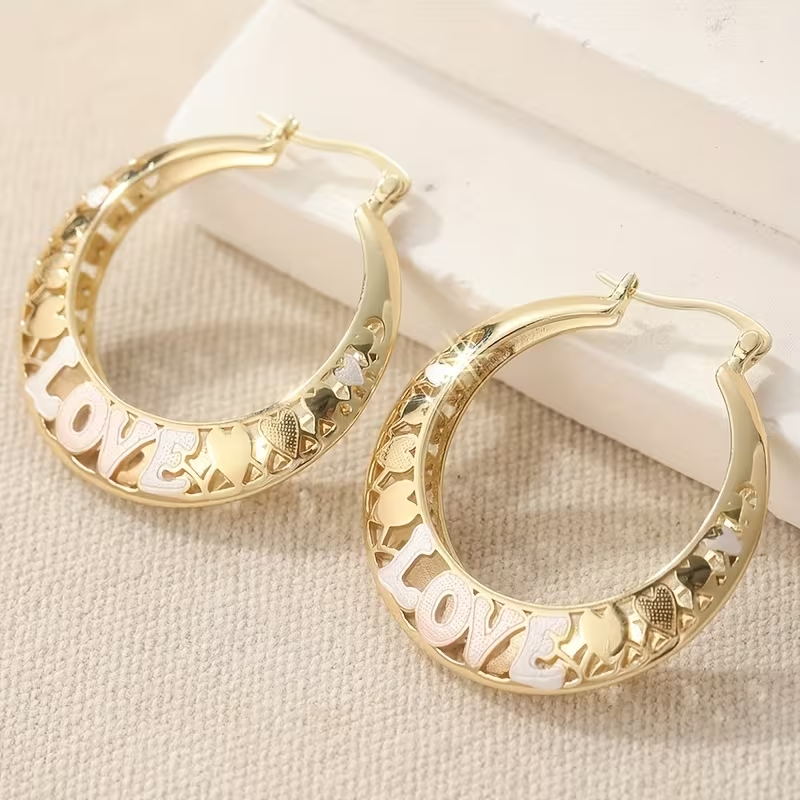 Golden Boho Hoops