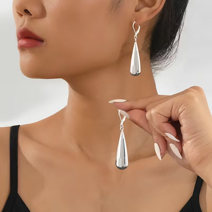 Golden Teardrop Earrings