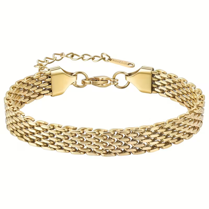 Golden Mesh Bracelet