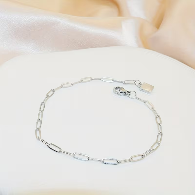 Golden Paperclip Bracelet