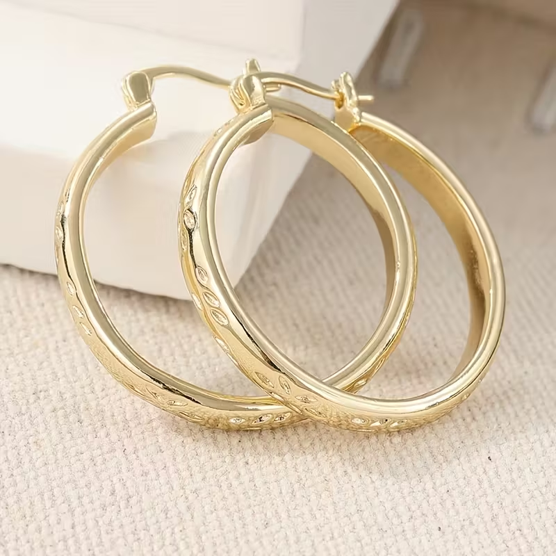 Classic Gold Hoop Earrings