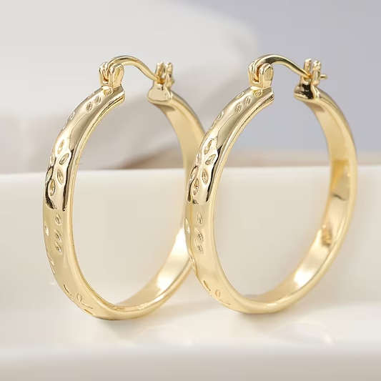 Classic Gold Hoop Earrings