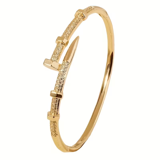 Golden Spark Cuff Bracelet