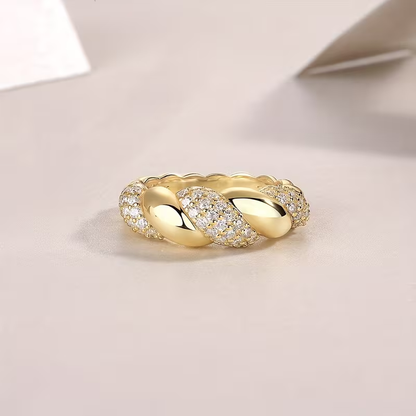 Golden Braid Ring