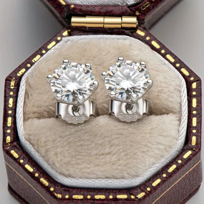 Golden Zirconia Studs