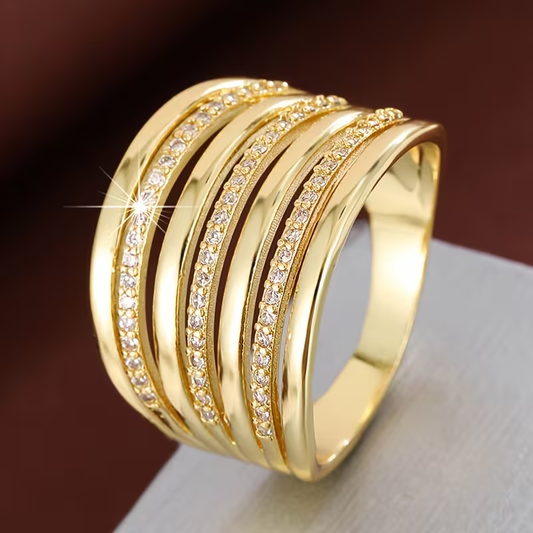 Cascade Zirconia Ring