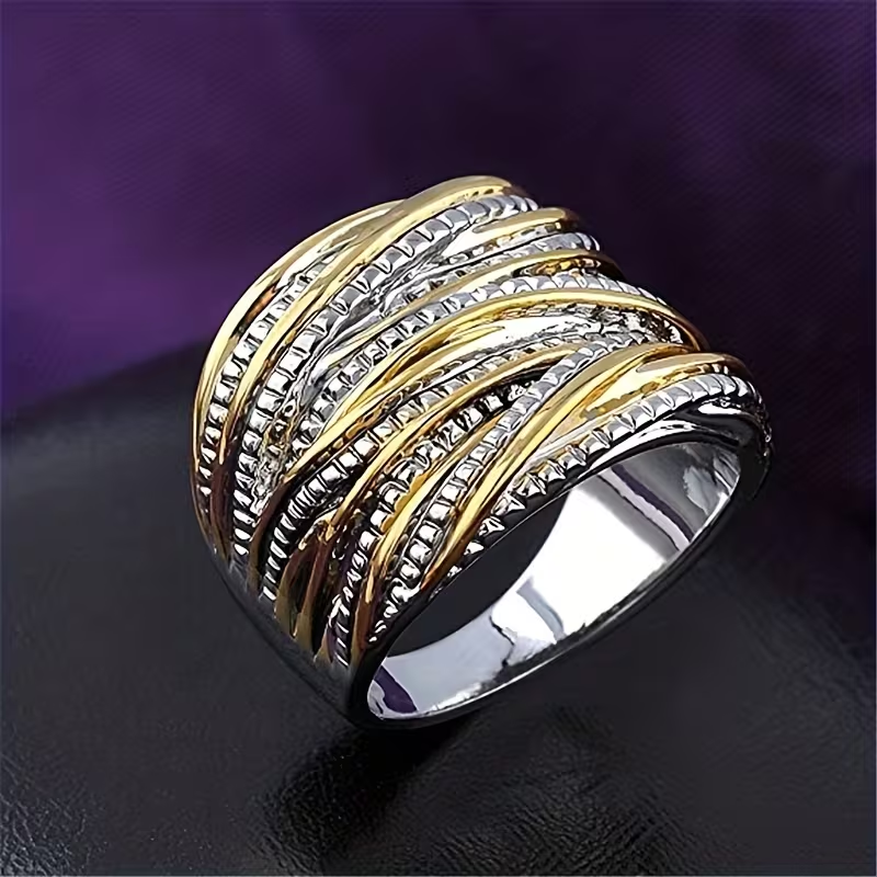 Golden Layer Ring
