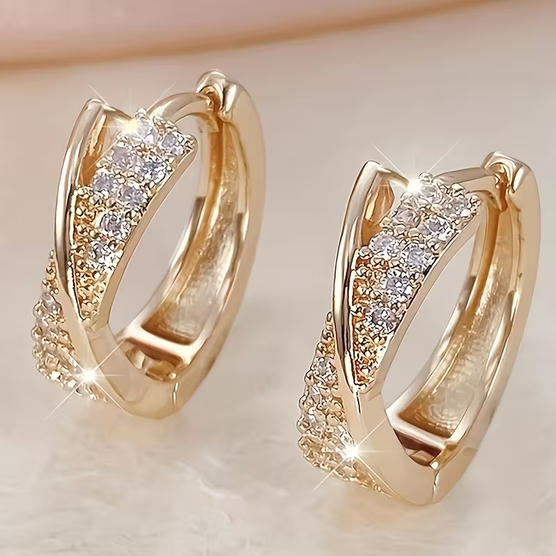 Golden Faith Hoop Earrings