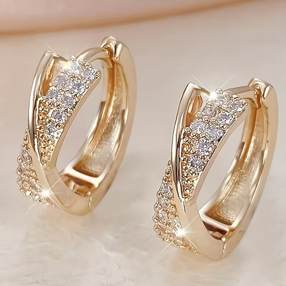 Golden Faith Hoop Earrings