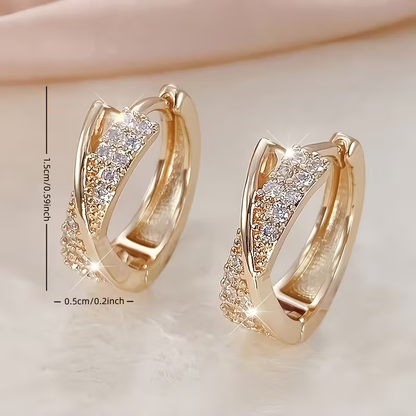 Golden Faith Hoop Earrings