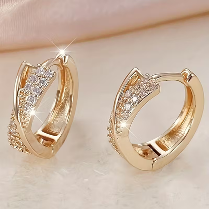 Golden Faith Hoop Earrings