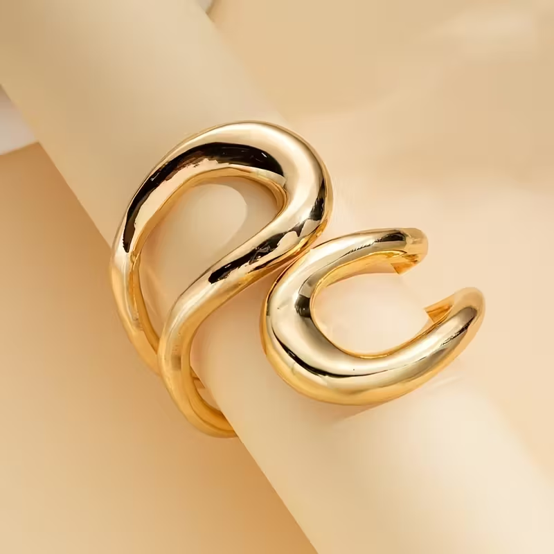 Sculpted Wave Cuff