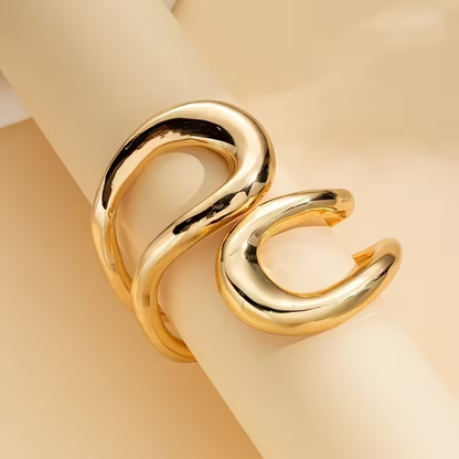 Sculpted Wave Cuff
