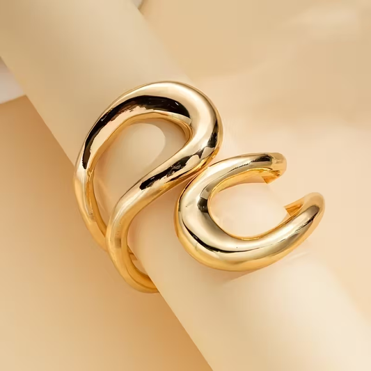 Sculpted Wave Cuff