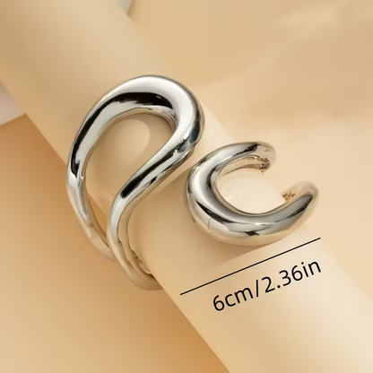 Sculpted Wave Cuff