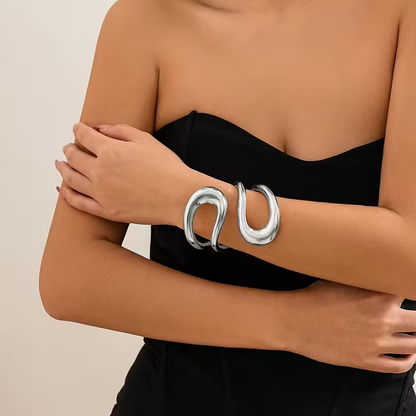Sculpted Wave Cuff