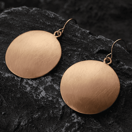 Retro Record Earrings