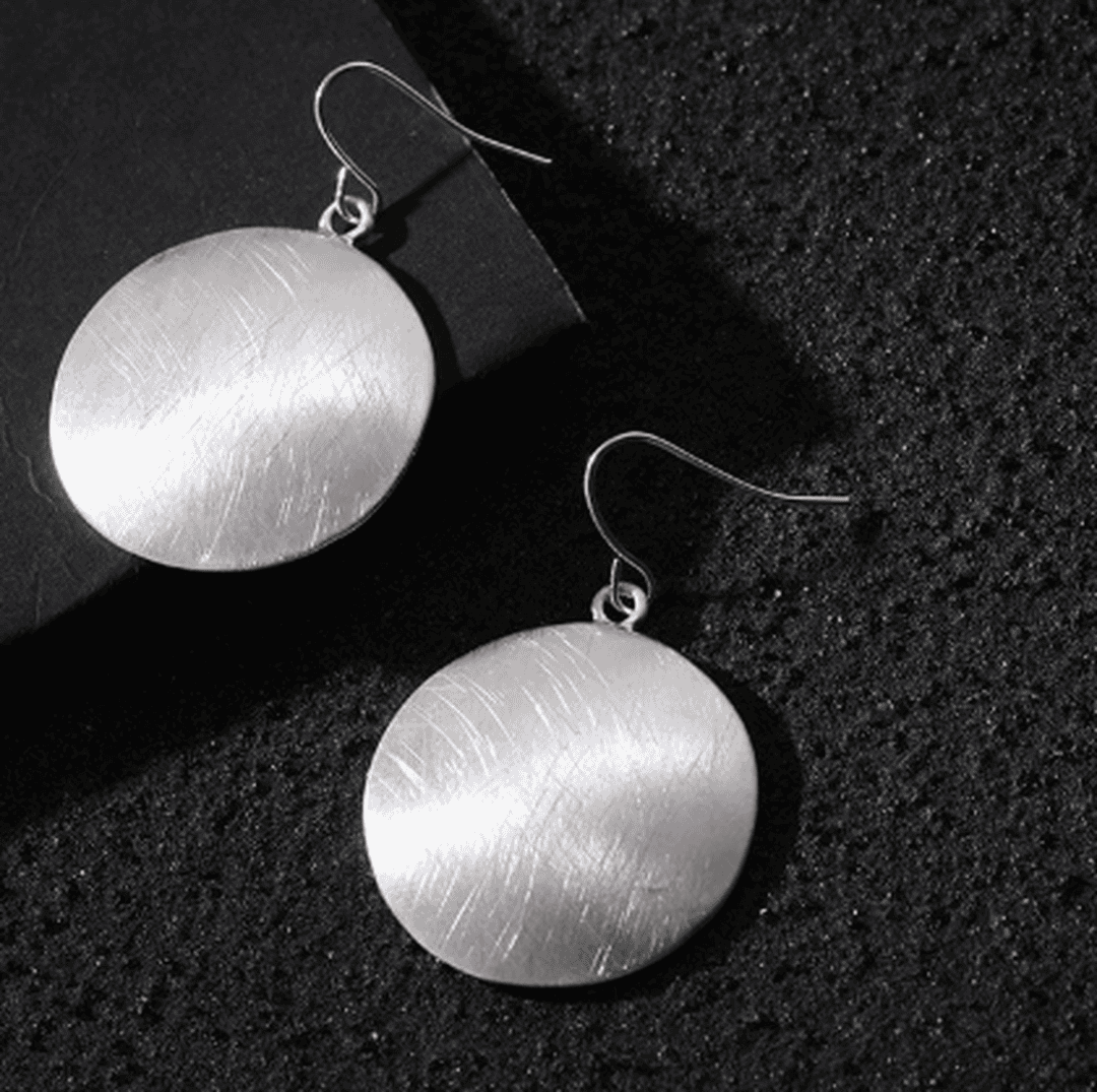 Retro Record Earrings