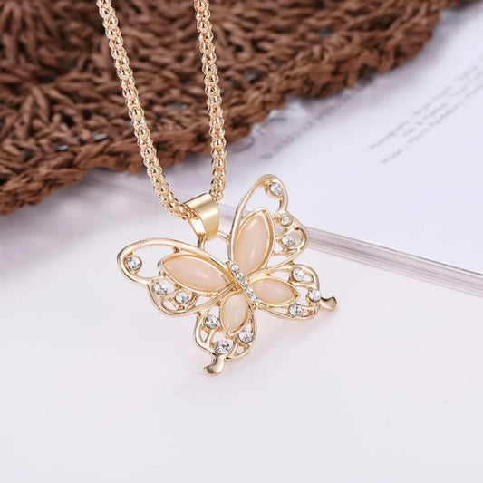 Gold Butterfly Necklace
